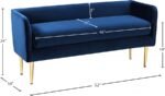Audrey Velvet Upholstered Bench - Image 5