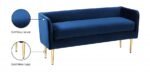 Audrey Velvet Upholstered Bench - Image 6