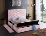 Bliss Velvet Upholstered Bed - Image 8