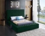 Bliss Velvet Upholstered Bed - Image 3