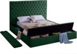 Bliss Velvet Upholstered Bed - Image 7