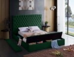 Bliss Velvet Upholstered Bed - Image 8