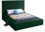 Bliss Velvet Upholstered Bed - Image 9
