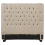 CHLOE UPHOLSTERED FULL PANEL HEADBOARD OATMEAL