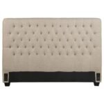 CHLOE UPHOLSTERED QUEEN PANEL HEADBOARD OATMEAL