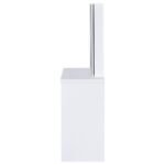 HARVEY VANITY SET WITH LIFT-TOP STOOL WHITE - Image 7