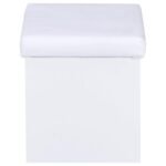 HARVEY VANITY SET WITH LIFT-TOP STOOL WHITE - Image 15