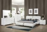 JEREMAINE 5-PIECE QUEEN BEDROOM SET WHITE