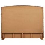 LAUGHTON WOVEN BANANA LEAF QUEEN PANEL HEADBOARD AMBER - Image 3
