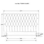 DEVON 57-INCH UPHOLSTERED EASTERN KING HEADBOARD BEIGE - Image 7