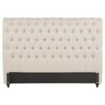 DEVON 57-INCH UPHOLSTERED QUEEN HEADBOARD BEIGE - Image 2