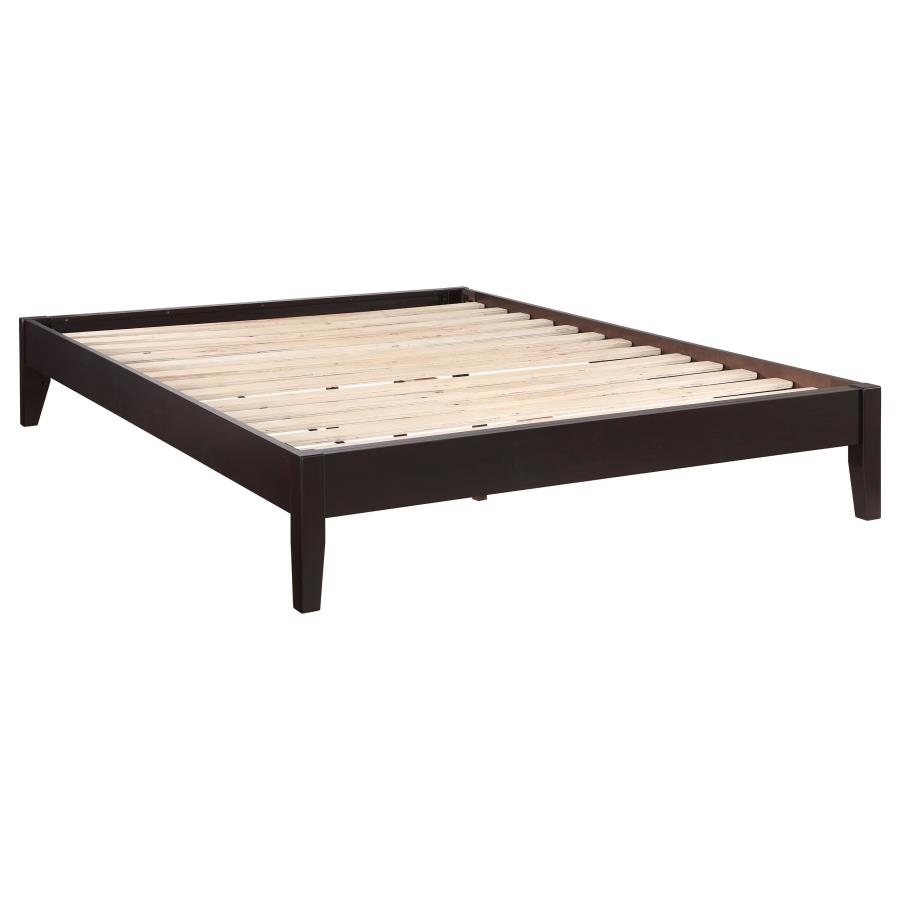 300555KW_02x900.jpg HOUNSLOW CALIFORNIA KING UNIVERSAL PLATFORM BED CAPPUCCINO - Image 1