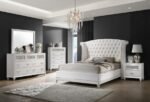 BARZINI 5-PIECE QUEEN BEDROOM SET WHITE