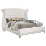 BARZINI 5-PIECE QUEEN BEDROOM SET WHITE - Image 3