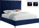 Eclipse Velvet Upholstered Bed - Image 2