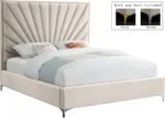 Eclipse Velvet Upholstered Bed - Image 2