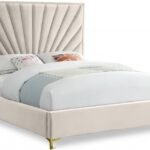 Eclipse Velvet Upholstered Bed