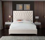 Eclipse Velvet Upholstered Bed - Image 4