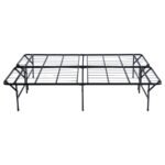 MABEL METAL FULL MATTRESS SUPPORT PLATFORM BED BLACK - Image 4