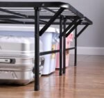 MABEL METAL FULL MATTRESS SUPPORT PLATFORM BED BLACK - Image 7