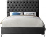 Cruz Velvet Upholstered Bed - Image 3