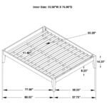HOUNSLOW FULL UNIVERSAL PLATFORM BED WHITE - Image 7
