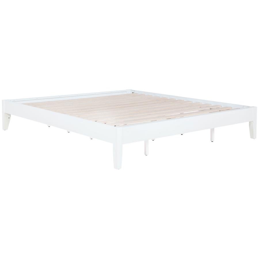 306128KW_02x900.jpg HOUNSLOW CALIFORNIA KING UNIVERSAL PLATFORM BED WHITE - Image 1