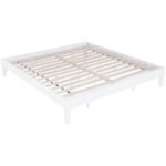 HOUNSLOW CALIFORNIA KING UNIVERSAL PLATFORM BED WHITE - Image 5