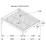 HOUNSLOW EASTERN KING UNIVERSAL PLATFORM BED BLACK - Image 8