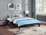 HOUNSLOW QUEEN UNIVERSAL PLATFORM BED BLACK - Image 2