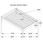 HOUNSLOW TWIN UNIVERSAL PLATFORM BED BLACK - Image 8
