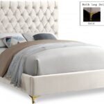 Cruz Velvet Upholstered Bed