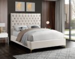 Cruz Velvet Upholstered Bed - Image 2
