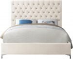 Cruz Velvet Upholstered Bed - Image 3