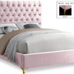 Cruz Velvet Upholstered Bed