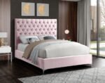 Cruz Velvet Upholstered Bed - Image 2