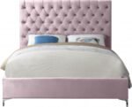 Cruz Velvet Upholstered Bed - Image 3