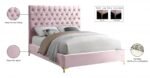 Cruz Velvet Upholstered Bed - Image 6