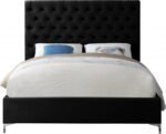 Cruz Velvet Upholstered Bed - Image 3