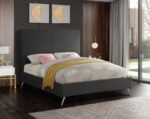 Jasmine Velvet Upholstered Bed - Image 3