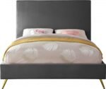 Jasmine Velvet Upholstered Bed - Image 4