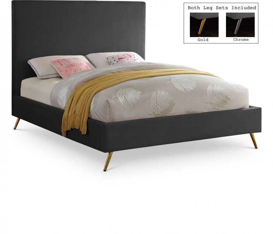 3091.jpg Jasmine Velvet Upholstered Bed - Image 1