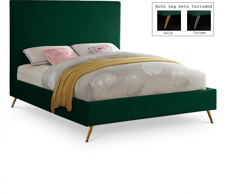 3106.jpg Jasmine Velvet Upholstered Bed - Image 1
