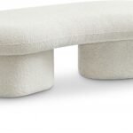 Luka Boucle Fabric Upholstered Bench