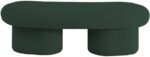 Luka Boucle Fabric Upholstered Bench - Image 3