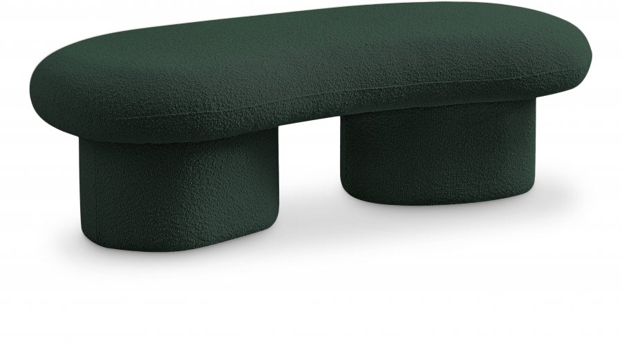31075.jpg Luka Boucle Fabric Upholstered Bench - Image 1