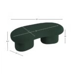 Luka Boucle Fabric Upholstered Bench - Image 13