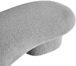 Luka Boucle Fabric Upholstered Bench - Image 11