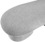 Luka Boucle Fabric Upholstered Bench - Image 12