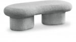 Luka Boucle Fabric Upholstered Bench